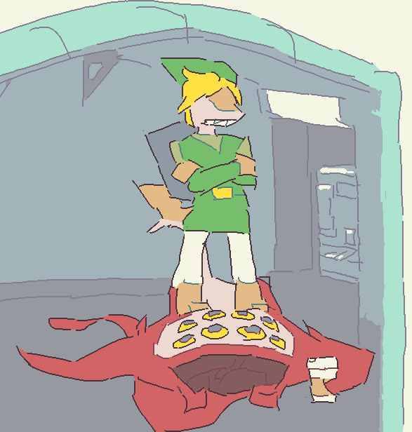 Shark link on a manta