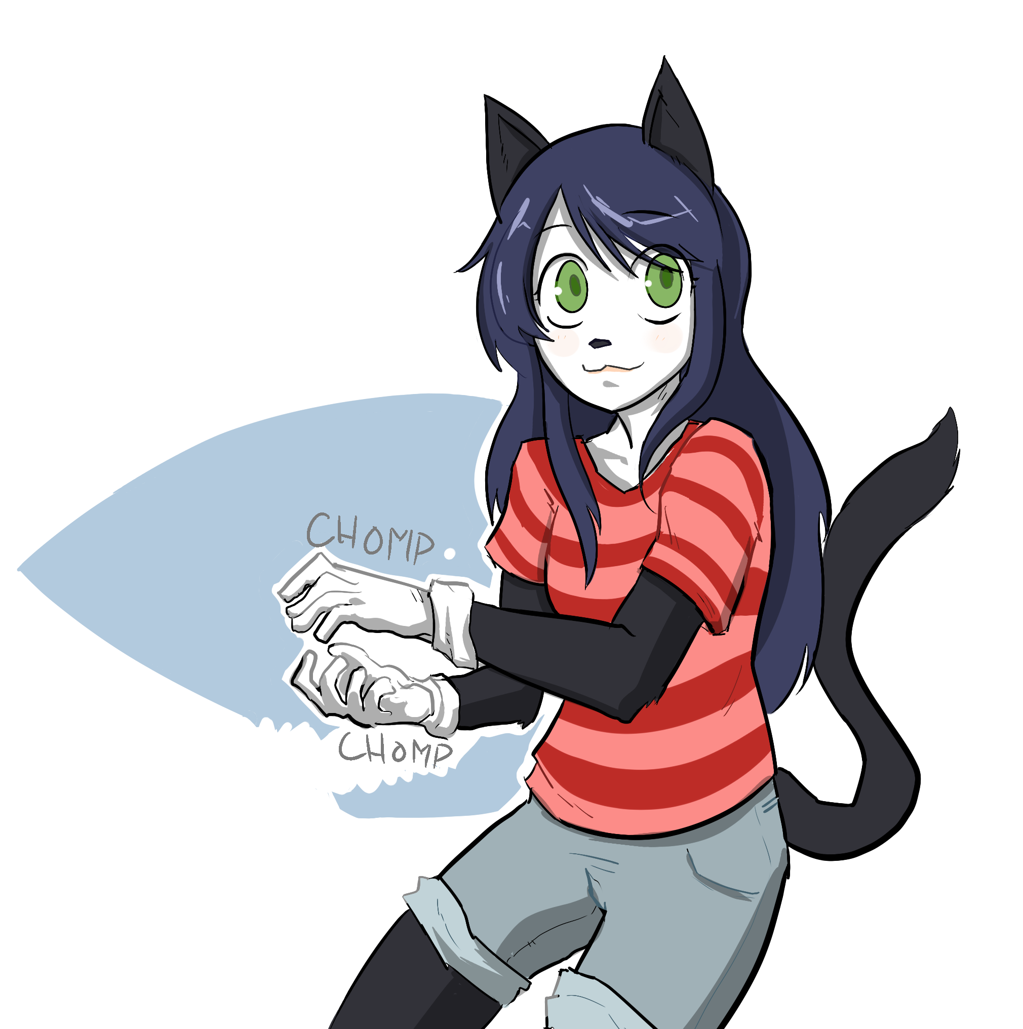 Mimecat chomp gesture