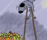 Billy mays shark confused by pile of silly-faced pears